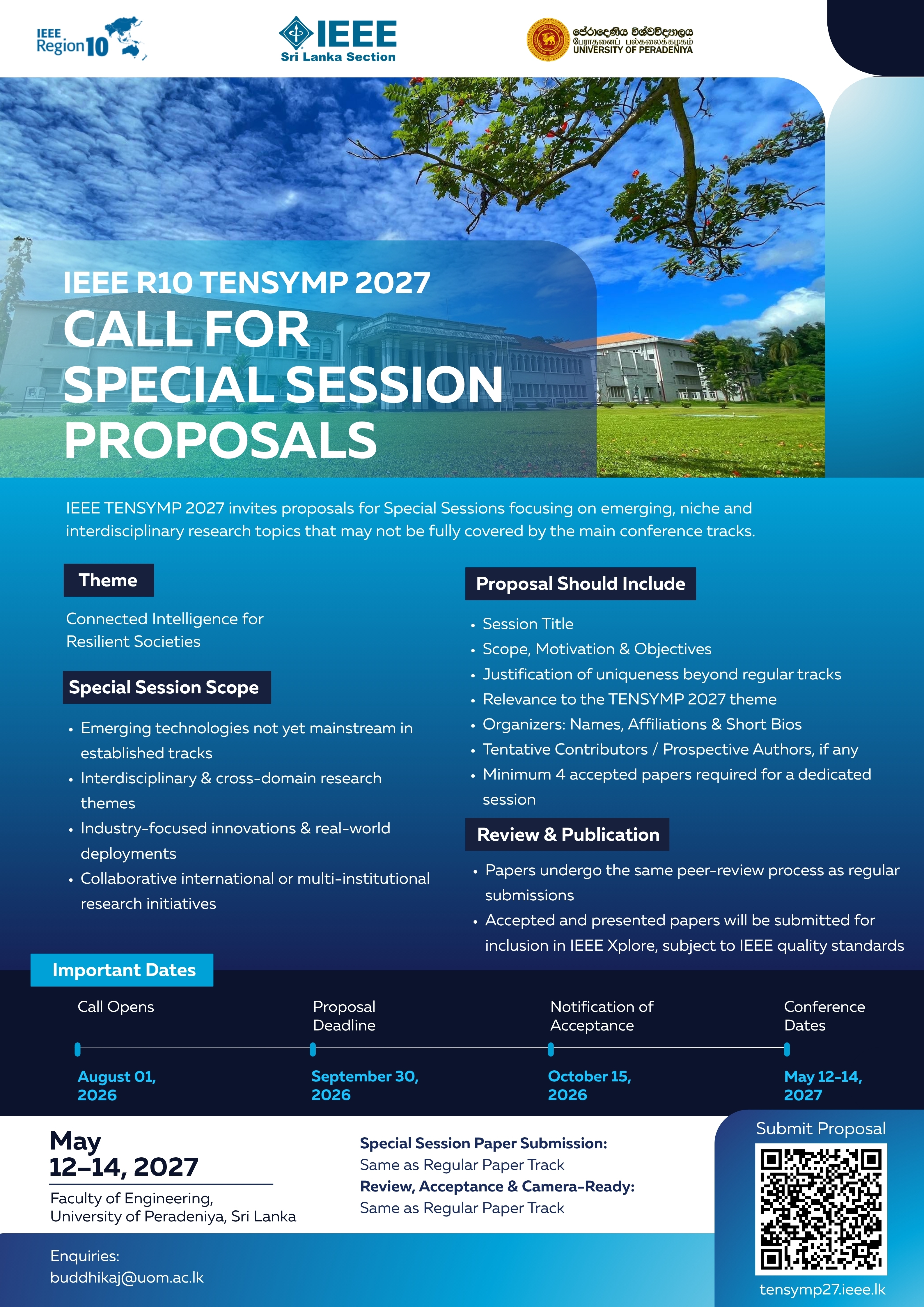 Call for Special Sessions flyer thumbnail